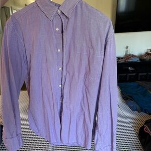 Men's Purple Checkered Shirt